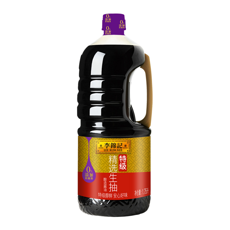 李锦记生抽酱油(1.65升+赠100毫升)/瓶